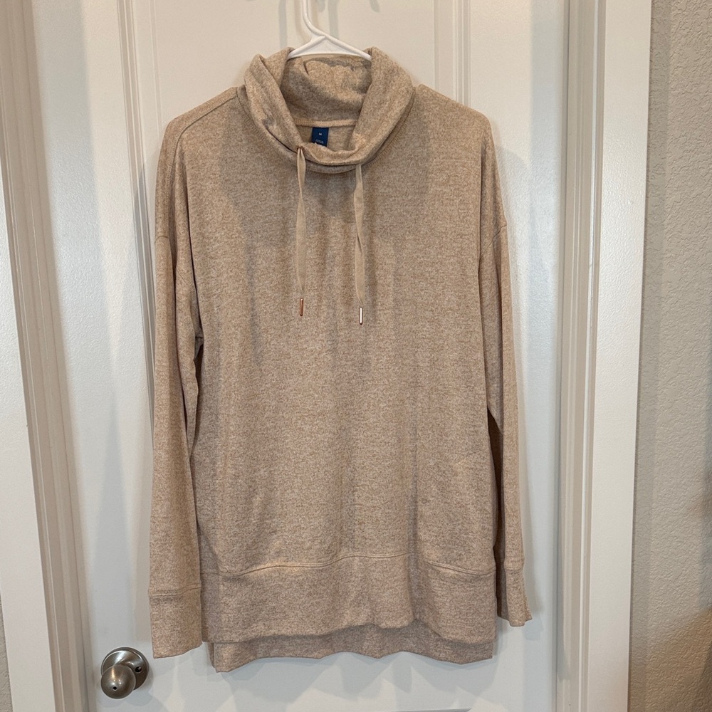 Women’s Shawl Collar Pullover Sweater - Beige old navy